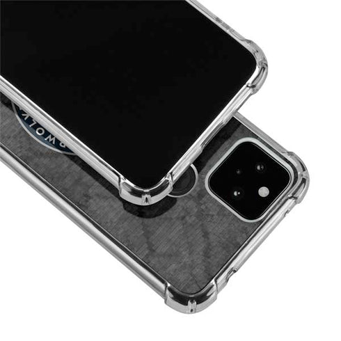 NBA Minnesota Timberwolves Dark Rust Google Pixel 5 Clear Case